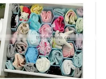 Cy272 8-Piece Honeycomb Drawer Clapboard Closet Divider Cabinet Cellular Partitions Underwear Organizer photo-3