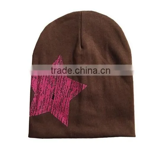 2015 Star Printed New Newborn Cotton Infant Hats Toddler Girl Boy Hat Baby Cap Cute Beanie Cotton Kid Hats 17 Colors photo-6