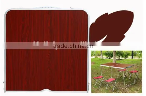 Outdoor Adjustable Height Folding Table and Chairs for Picnic, Party, Camping photo-4