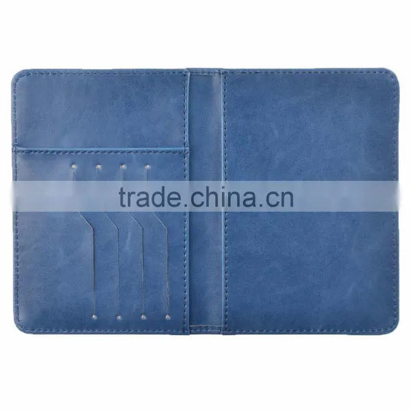 Wholesale Custom High Quality Leather Travel Rfid Passport Holder