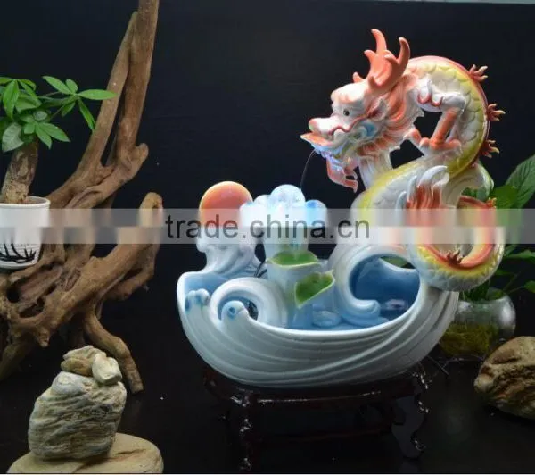 White Ceramic Gift Craft Dragon Ball for Home Decorating photo-4