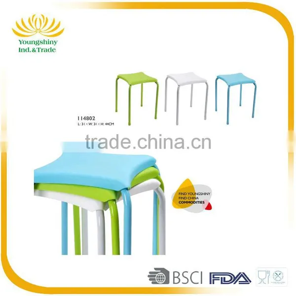 OEM Available Hot Sell Cheap Colorful Folding Plastic Stool