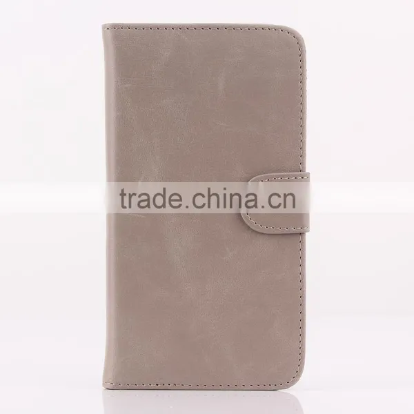 High Quality Crazy-horse PU Card Bumper/pocket Cell Phone Case for HTC photo-2