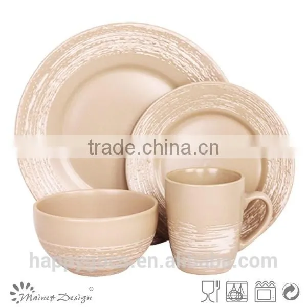 18pcs Antique Glazed Dinner Set Ceramic photo-4