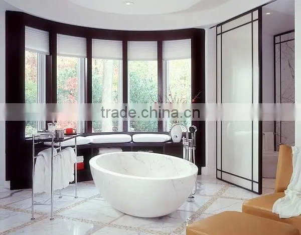 Indoor Bathroom Decoration Stone Carving Baignoire en Marbre photo-5