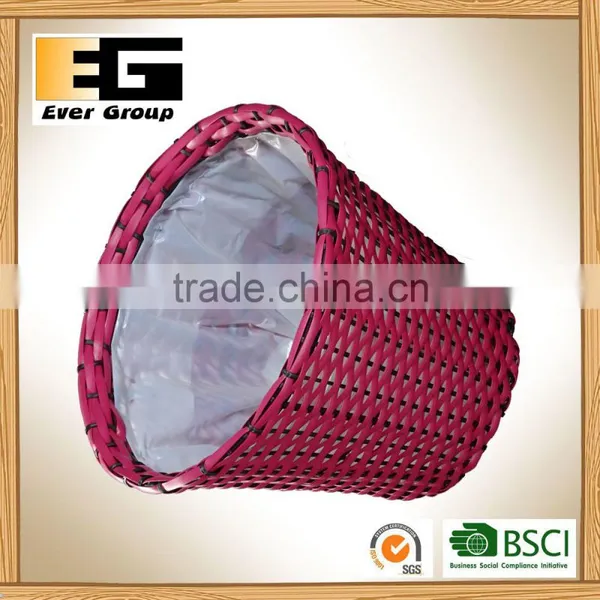 Red Rattan Garden Planter/ Storage Baskets/Bathroom Basket photo-6