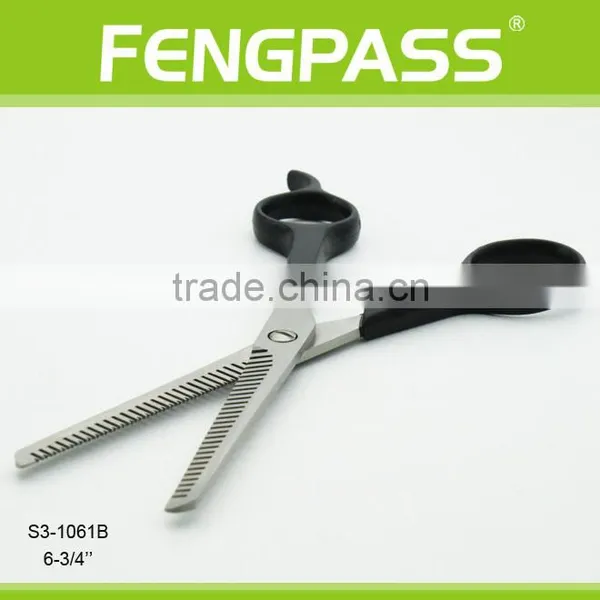 S3-1061B 6-3/4" Inch 2CR13 Stainless Steel With PP Handle Double Thinning Hair Scissors photo-4