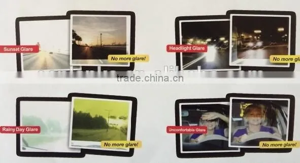 2015 New Car Easy View HD Glare Blocker Sunshade Vehicle Mask photo-2