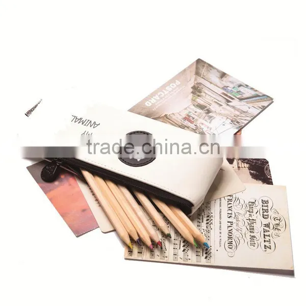 2017 Trending Products Full Color High Quality pu Pencil Case for Teenagers for School photo-2
