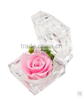 Colorful Rose Head Ring Box For Holiday Decorations photo-2