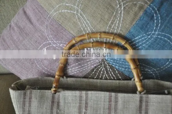 Natural Bamboo Handle for DIY Bag photo-5