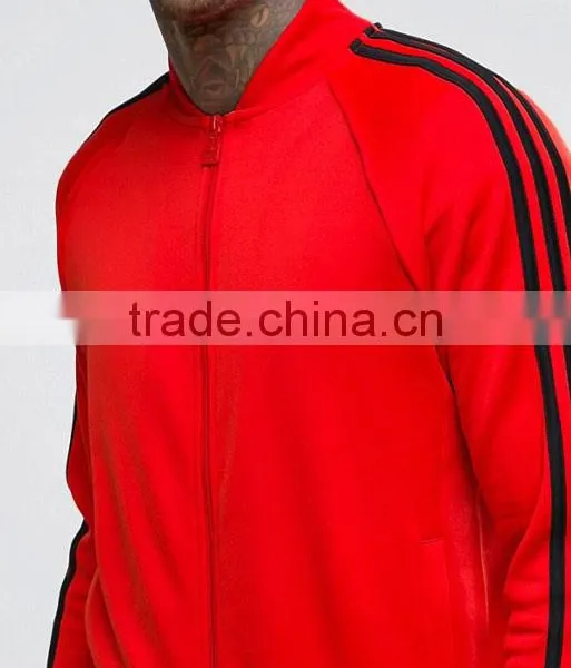 Custom Best Price High Quality New Design Durable Raglan Sleeve 87% Polyester 13% Cotton Brown Casual Men Jacket photo-3