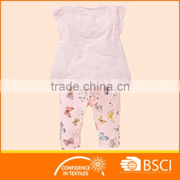 Infant Clothes Baby Girl T Shirts+Full Print Pants 2pcs Set Children Clothing Set photo-2