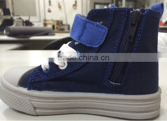 2017 China Factory Stock Low Price Kids Canvas Shoes Cheap Clearance photo-2