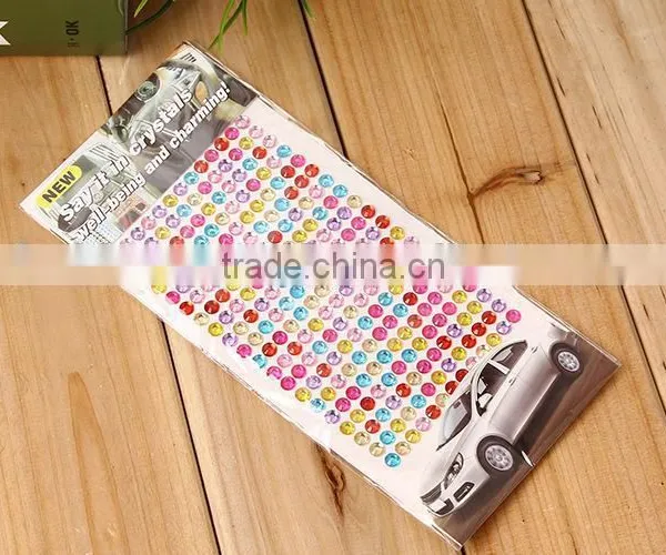 Wholesale Custom Diy Self Adhesive Back Glue Acrylic Rhinestone Sticker photo-6