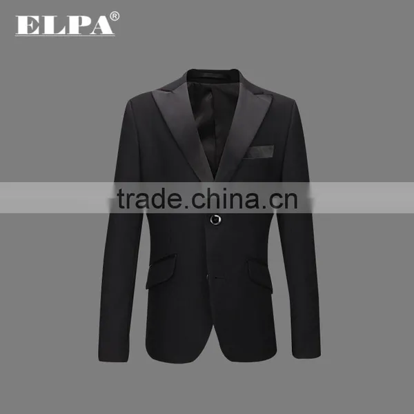 ELPA NXB0042 Fancy Designer 3 Piece Wholesale Black Kids Suit photo-3