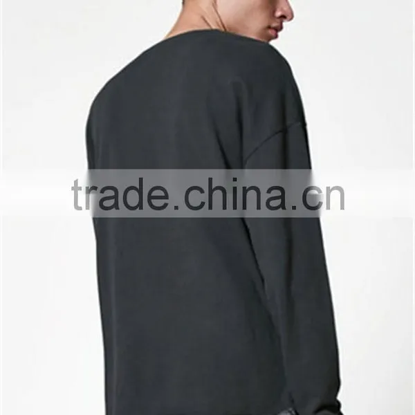 Guangdong Produce Fahion Design Loose T-shirt Pullover Sweatshirt photo-4