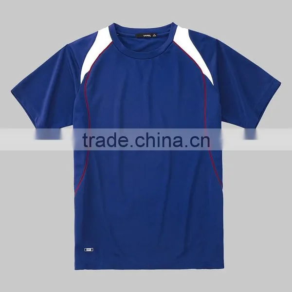 Fashion Black/red Color Block Dri-fit Mens Sports T Shirt photo-2
