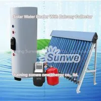 Haining Sunwe Balcony Solar Water Heater System Solar Collector Heat Pipe Pump Station Water Geyser Germany Austria USA Denmark