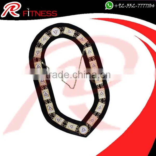 Custom Metal and Fabric Masonic Collar Chain photo-4