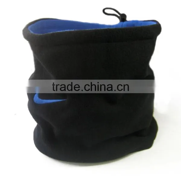 Double Layers Two Colors Polar Fleece With Brand Logo Snood Neck Warmer photo-2
