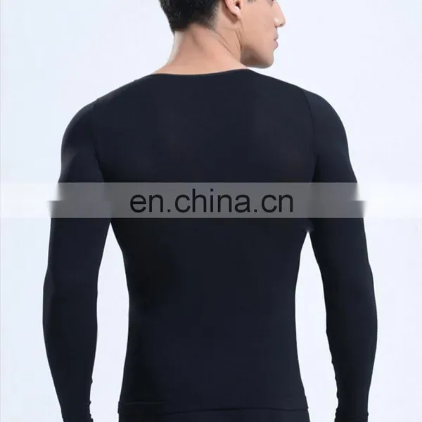 Men Body Shaper Sculpting Long Shirt photo-2