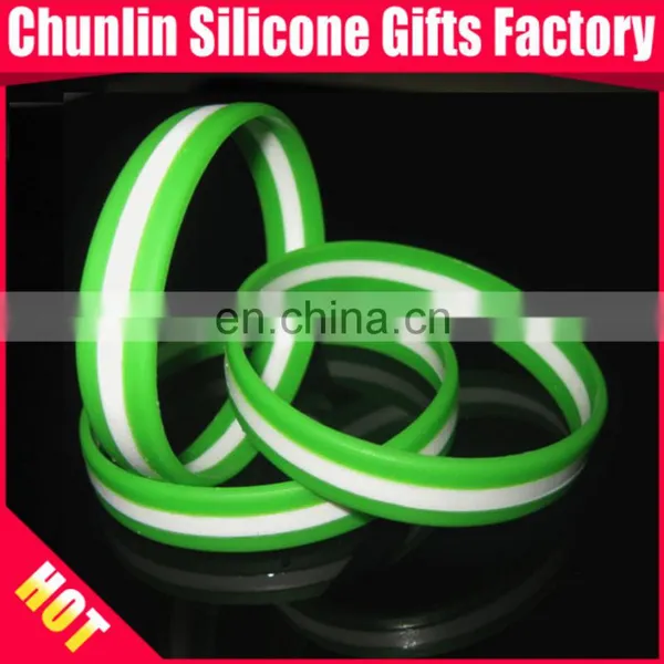 Hot Selling Blank Layers Silicone Slap Bracelets photo-5