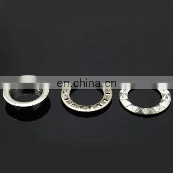 Rhinestone Nickle Metal Brass Eyelet Washer photo-4