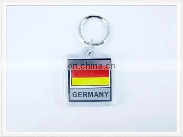 Oval Shape Custom Card Inserted Acrylic Keychain photo-6