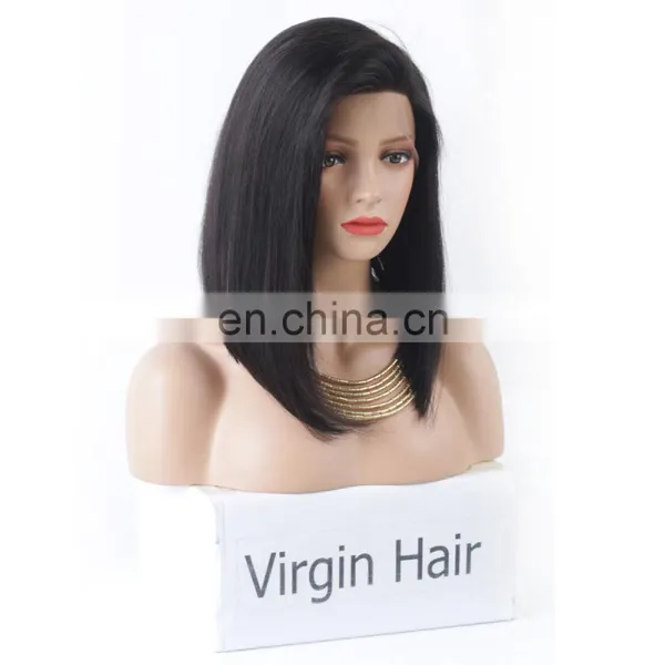 Raw Indian Hair Wholesale Lace Front Wig Preplucked Free Wig Catalogs photo-3