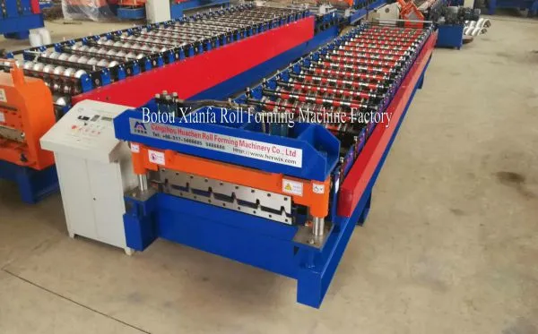 High Quality Roof Tile Roll Forming Machine photo-4