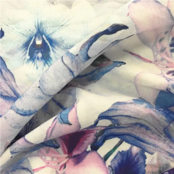 Most Popular Fashionable Custom Digital Printed Plain Rayon Fabric photo-5