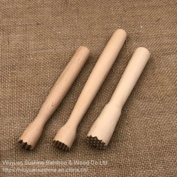 Beech Wooden Swizzle Sticks ,Drink Stirrers Muddler