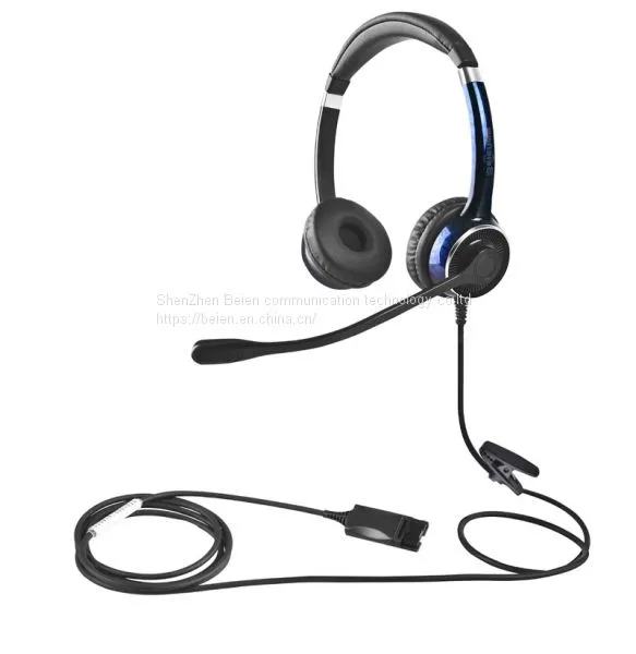 China Beien FC22 QD Business Telephone Headset for Call Center Customer Service Multimedia Teaching Headset photo-2