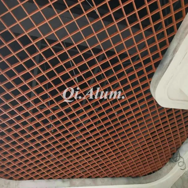 AA 6063 T5 Square Tube Rectangle Sizes for Hotel Ceiling Decoration photo-3