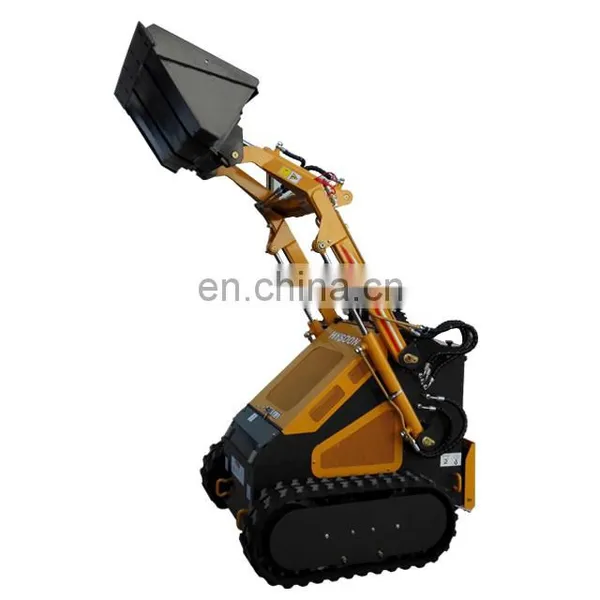 CE Approved Petrol Engine HY380 Track Skid Steer Small Loader Price photo-4