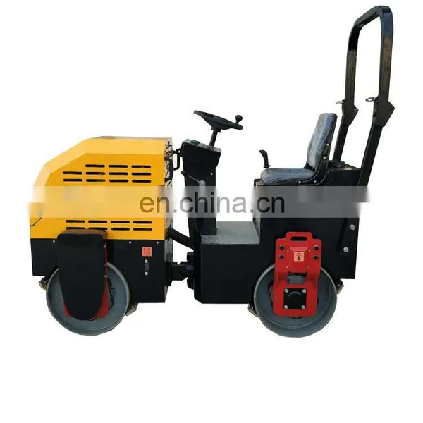 Hydraulic Drive 2 Ton Weight of Concrete Road Roller Compactor Machine photo-3