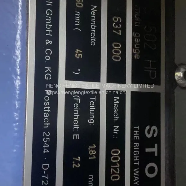 STOLL FLAT KNITTING MACHINE CMS 502HP 7.2 Computerised Made In Germany Original Device photo-2