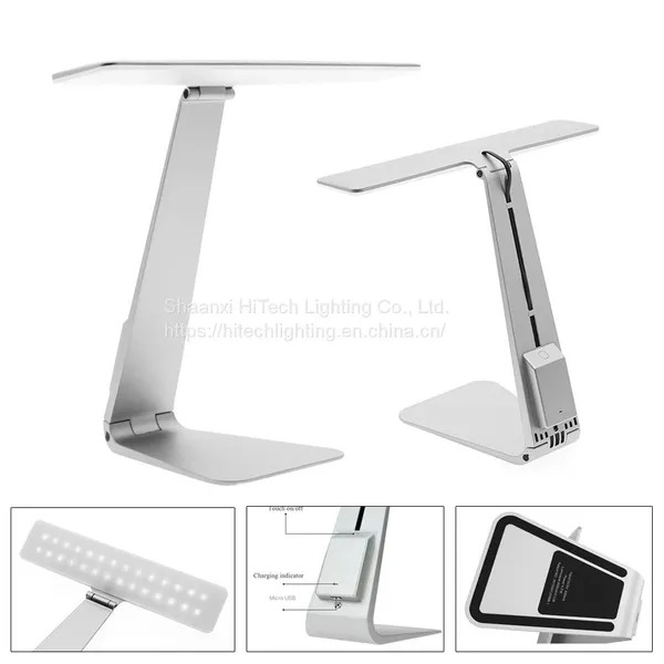 Foldable Reading Lamp LED USB Book Light Ultra Thin Flexible Desk Light With 3 Brightness Levels photo-4
