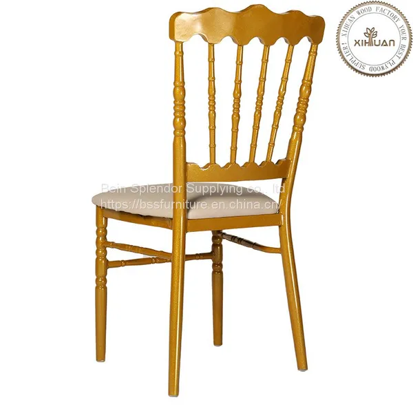 Home Furniture Side Chair With Wood Leg Armless Plastic Dining Chair With PU Leather Cushion