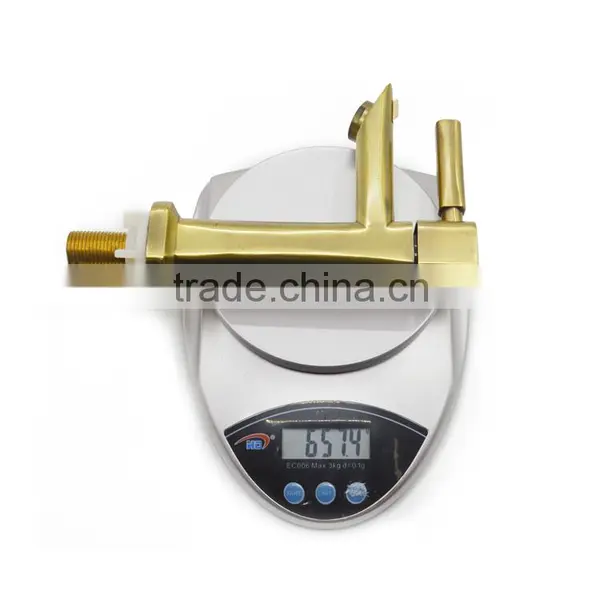 JOOKA Modern Bathroom Old Gold Bathroom Solid Gold Faucet photo-5