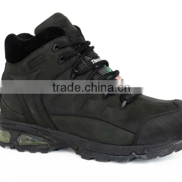 CSA Approved Waterproof Black Leather Steel Toe Safety Shoes for Men photo-2