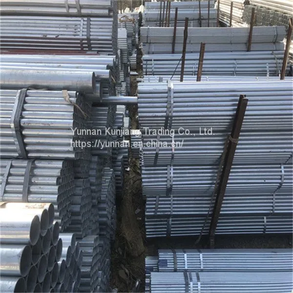 Yunnan Galvanized Steel Pipe Wholesale Q235 Hot Dip Galvanized Steel Pipe Greenhouse Vegetable Steel Pipe Specifications Are Complete photo-3