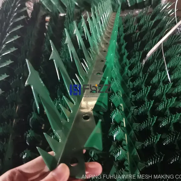 Beautiful Green Anti Climb Wall Spikes for Residential Perimeter Security photo-2