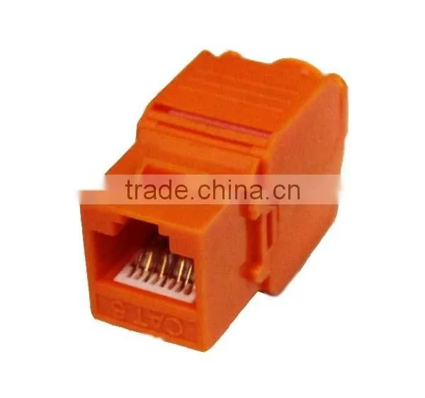 Cat.6 or CAT.6A RJ45 UTP Toolless Keystone Jack photo-2