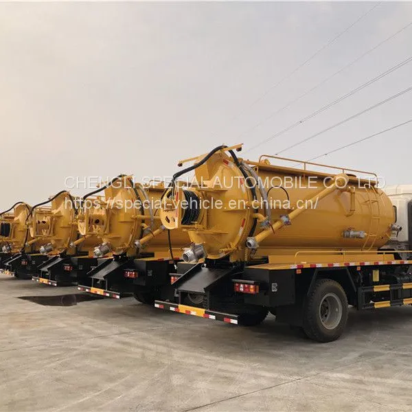 Heavy Duty Dongfeng 4*2 Sewage Cleaning Truck/Vacuum Suction Truck photo-4