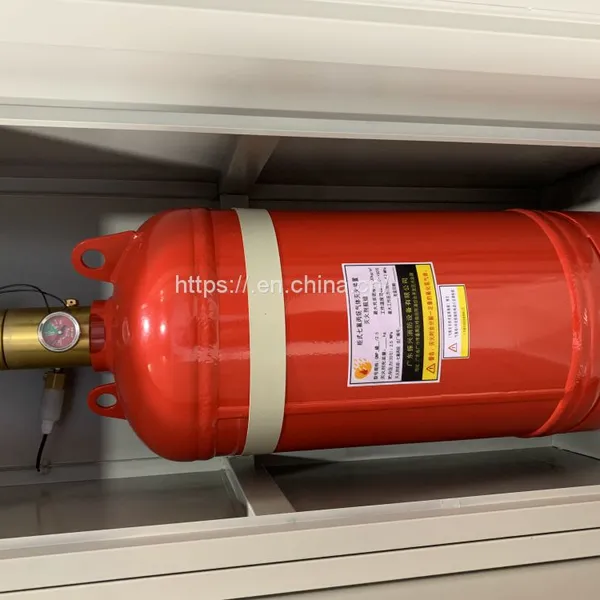 Cabinet Type 1,1,1,2,3,3,3-Heptafluoropropane Gas Fire Extinguisher Installation Distribution Electrical Room Precast Non-pipe Network Automatic Fire Extinguisher Agent photo-4