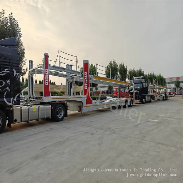 Export Semi-trailer Export Sedan Small Vehicle Trailer Russian Semi-trailer photo-4