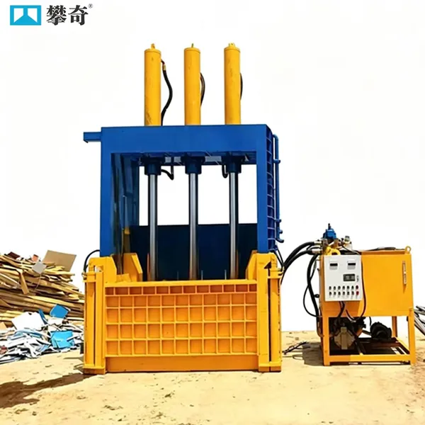 High-efficiency and Economical Vertical Hydraulic Baler for Baling Waste Paper