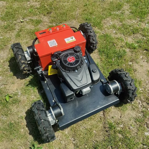 Industrial Single Cylinder Gas CE EPA Cordless Self Propelled Adjustable Blade Height Remote Control Mower by Vigorun Tech photo-3